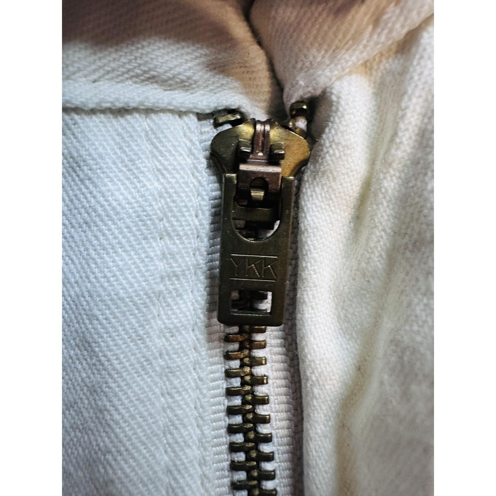 Carhartt Pants Mens 36x36 (35x33) White B148 Dungaree Fit Carpenter Utility - Picture 10 of 14